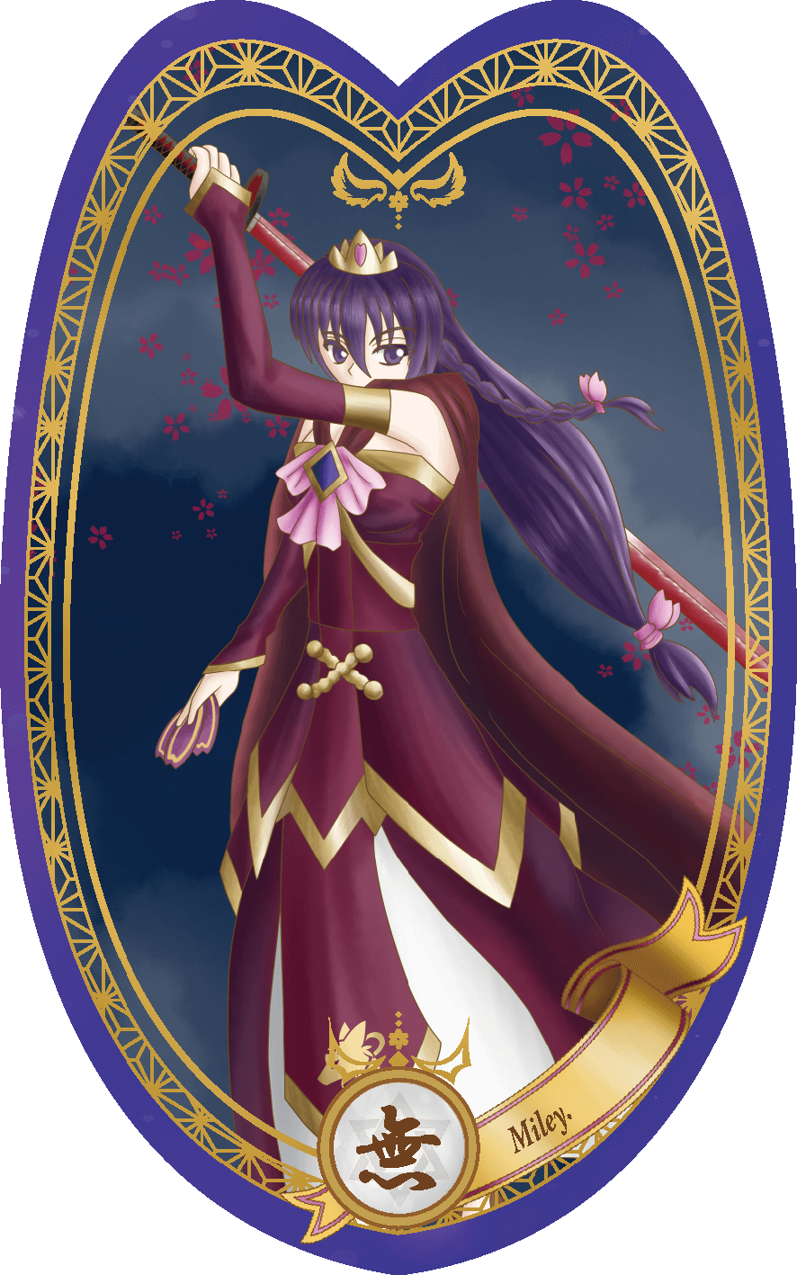 リビングカードイラスト_ミレイ