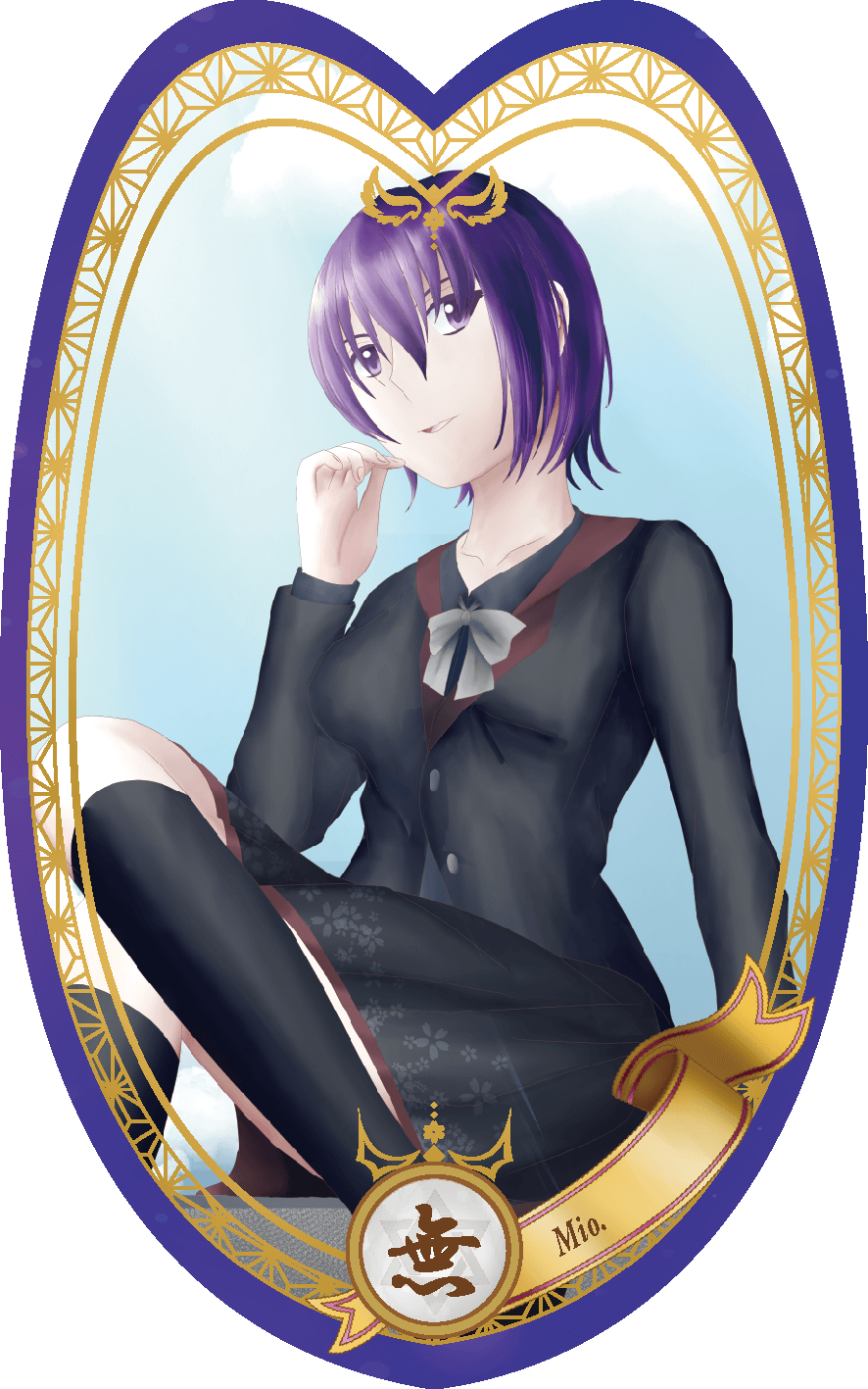 リビングカードイラスト_ミオ