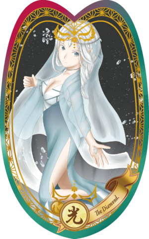 ミネラルカードイラスト_ダイヤモンド