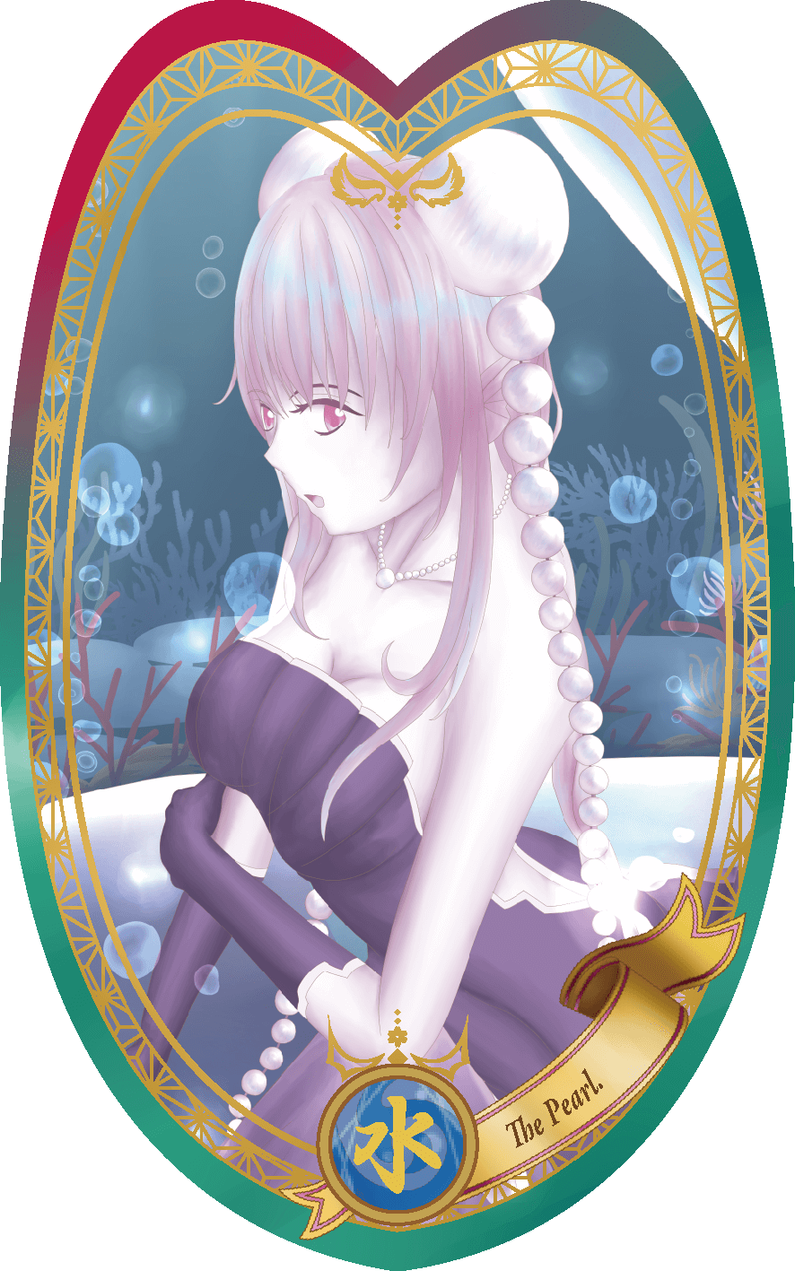 ミネラルカードイラスト_パール