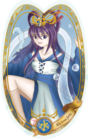 カムイカードイラスト_アクアカムイ