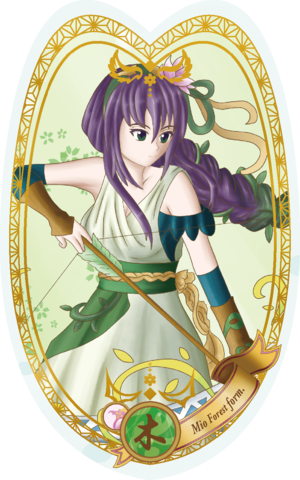 カムイカードイラスト_フォレストカムイ