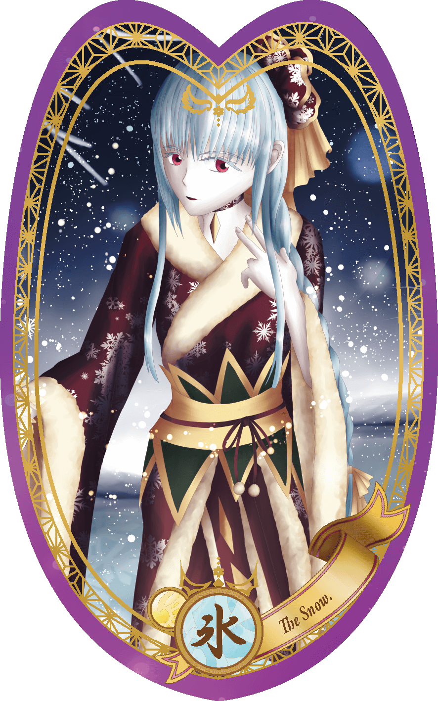スピリットカードイラスト_スノウ_クリスマス