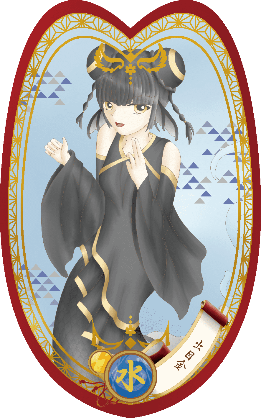 スペクターカードイラスト_出目金